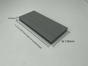 Hoảng loạn mua rắn Composite decking co-đùn gỗ không thấm nước nhựa composite WPC decking - Product Image 6