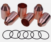 Manchon d'injecteur en cuivre, tube d'étanchéité 3011934 3070486 compatible avec les moteurs Cummins N14 N10 NT855 NH855 L10