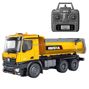 Camion à benne basculante auto-déchargeant RC <span class=keywords><strong>Huina</strong></span> <span class=keywords><strong>1573</strong></span> 1/14 2.4G tout-terrain avec lumières - Product Image 1