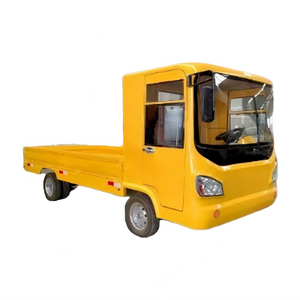 Eco-friendly Electric Flatbed <b>Transportation</b> Vehicle Railroad Construction Flatbed Truck - Product Image 1