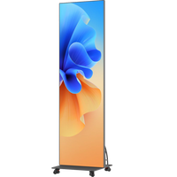 Affiche LED couleur P2.5 à faible consommation d'énergie et faible rayonnement, modèle II, écran nuage d'intérieur, angle de vision large de 160°, lisible en plein soleil