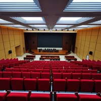 Chaises pliantes confortables en acier et textile, rétractables, pour concerts, stades, salles de théâtre, gymnases, Frog FS-TSC-8A