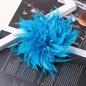 Broche de Plumas de Ganso da Moda para Festa, Design de Alfinete de Plumas Coloridas para Decoração de Roupas de Casamento e Ternos Masculinos/Femininos - Product Image 6