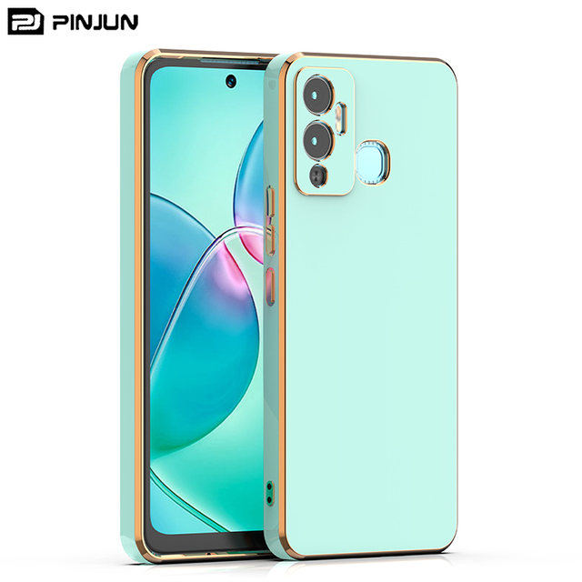 Soft Silicone Jelly Color Luxury Plating Phone Case Back Cover for Infinix Hot 12 Play 11s NFC 10 11 Zero X Pro Note 12i 12 G96