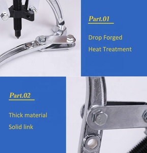 Extrator de três garras resistentes com 3 pernas, ferramenta de remoção de rolamento, triângulo, extrator pequeno - Product Image 5