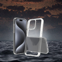 Couverture arrière de téléphone acrylique antichoc transparente transparente pour iPhone 16 Pro Max 15 14 Plus 17 Air 16e-étui de protection pour téléphone portable