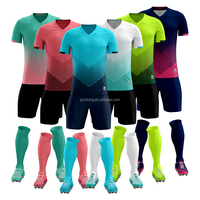 Vente en gros Vêtements de sport d'entraînement en plein air respirants à séchage rapide Maillot de football Boca Juniors pour jeunes