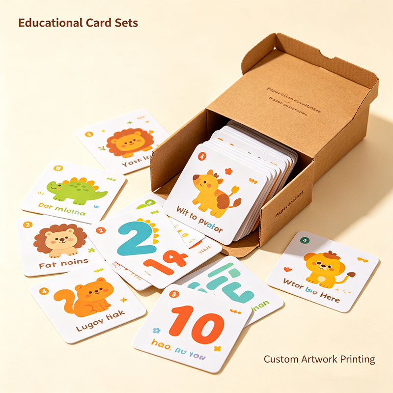Preschool Alphabet Learning Flash Cards Paper Game Cards Portable ...