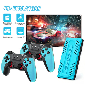 จอยเกมย้อนยุค 4K HD พร้อมวิดีโอเกมคลาสสิกในตัว 50000 เกม 40 โปรแกรมจำลองระบบ EmuELEC ช่องต่อ HDMI สำหรับทีวี คอนโซลแบบคู่ - Product Image 1