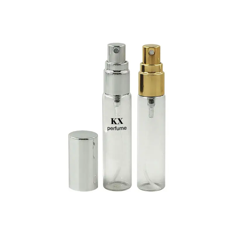 Botol grosir parfum kaca kosong kustom kecil sampel isi ulang kemasan botol semprot untuk dijual
