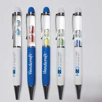 Fournitures scolaires : Stylos à encre 3D fantaisie, impression métallique personnalisée, motifs colorés de dessins animés, anime, hommes et femmes nus, femmes sexy, stylos flottants