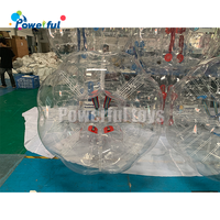 Ballon de football gonflable à bulles pour adultes, en TPU/PVC, très vendu