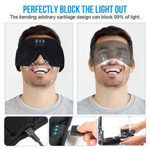 <span class=keywords><strong>Masque</strong></span> de sommeil intelligent Bluetooth 54 en soie glacée <span class=keywords><strong>avec</strong></span> logo personnalisé et fonction anti-lumière - Product Image 6