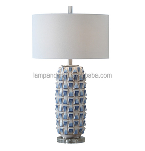 Lampe de table rectangulaire en cuir blanc pour la décoration de la maison, chambre à coucher, hall d'hôtel, chambre d'hôtel, salon - Product Image 4
