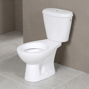 Luxury Ceramic Two Piece Water Closet Toilet Round EWC Biblock WC Close Coupled P <b>Trap</b> S <b>Trap</b> Floor Mounted - Product Image 5