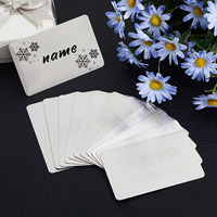 Cartes de visite et étiquettes personnalisables en métal moderne, gravure laser, acier inoxydable 304 brossé, nouveauté chinoise, best-seller
