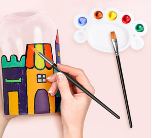 <span class=keywords><strong>Kit</strong></span> de pintura de cerámica <span class=keywords><strong>para</strong></span> adultos, decoración del hogar, artesanía, proyecto de arte DIY - Product Image 3