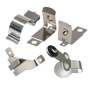 Klip Logam Hitam Kustom, Bagian Pencetakan dengan Pembengkokan Baja Pegas dan Pemotongan Laser, Klem Fabrikasi Logam Lembaran Kecil - Product Image 2