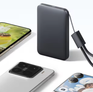 Original mi Ultra Slim Built-in <b>Type</b>-<b>C</b> Cable Power Bank 5000mAh 22.5W PD PPS <b>Fast</b> Charging Portable <b>Charger</b> - Product Image 4