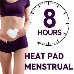 Cerotti Riscaldanti <span class=keywords><strong>per</strong></span> Dolori Mestruali, Design a Cuore, Autoriscaldanti ad Azione Rapida, Certificati CE <span class=keywords><strong>di</strong></span> Grado Medico, Impacco Termico con Polvere <span class=keywords><strong>di</strong></span> Ferro - Product Image 1