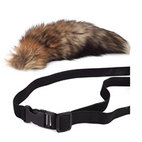 Accessoires de cosplay pour spectacle scénique, queue de renard en peluche de simulation de 40 cm de long, queue érotique pour couple, accessoires de performance