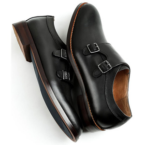Hecho a mano de goma duradera zapatos para hombres de correa de monje vestido de los hombres zapatos - Product Image 6