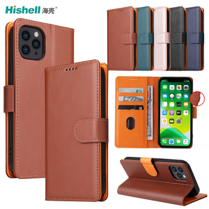 Ví Sang Trọng Pu Leather Điện Thoại Di Động Ốp Lưng Lật Cho iPhone X 11 12 13 14 Pro Max Ốp Điện Thoại - Product Image 2
