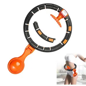Smart Hoop Fitness Led Lighted Plastic Digital Smart Weighted Hoop