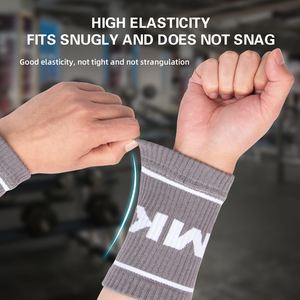 MKAS Support <span class=keywords><strong>de</strong></span> poignet sportif multicolore en tricot à compression, tube <span class=keywords><strong>de</strong></span> poignet d'été, bandeau absorbant la transpiration pour la main - Product Image 6