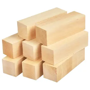 Unfinished Basswood Premium Wood Carving Block Hobby Set