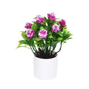 ดอกคามีเลียประดิษฐ์ในกระถางยี่ห้อ Yiwu Datuo ขนาด 22 นิ้ว ทำจาก PVC สำหรับตกแต่งภายใน สีเหลือง ชมพู แดง และแดงซันเซ็ต - Product Image 5