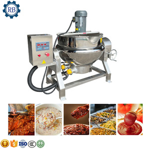 หม้อต้มไฟฟ้า/แก๊ส SUS304 ขนาด 100 ลิตร 200 ลิตร 300 ลิตร 500 ลิตร พร้อมกวนในตัว - Product Image 5
