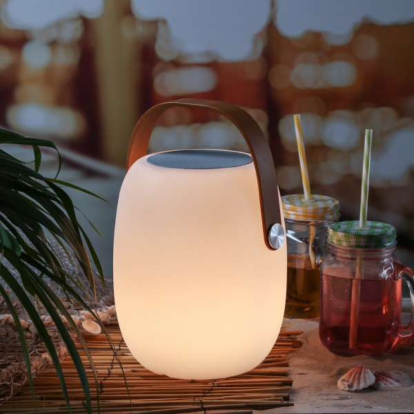 Glowing Portable LED Speaker Lantern for Camping Perfect Outdoor Lighting Solution