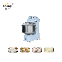 Industriële spiraaldeegmixer voor brood, meel, en deeg; kneed- en mengmachine voor bakkerijen