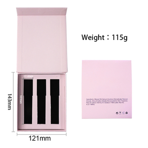 2022 personnalisé rose Boba brillant à lèvres ensemble marque privée végétalien brillant à lèvres Tube de Base avec grand pinceau baguette <span class=keywords><strong>maquillage</strong></span> cadeau Kit - Product Image 4