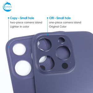 STAROZON Vetro Posteriore con Foro Piccolo per Riparazione <span class=keywords><strong>e</strong></span> Sostituzione del Vetro di Telefoni Cellulari <span class=keywords><strong>iPhone</strong></span> <span class=keywords><strong>11</strong></span> 12 13 14 Mini <span class=keywords><strong>Pro</strong></span> Max - Product Image 4
