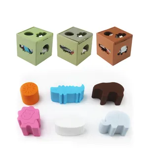 Blocs d'empilage Cécile pour bébé, jouets d'apprentissage précoce, d'illumination et de pacification sensorielle