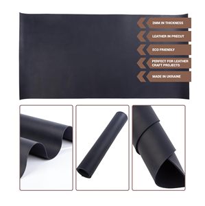 Thumbs-up Top hạt bò ẩn tấm da nguyên liệu da miếng vuông cho hàng thủ công nặng trọng lượng để làm mục đích tự làm - Product Image 5