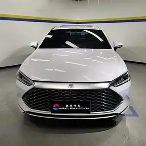 سيارة BYD Qin Plus مستعملة هجينة HPEV تعمل بالكهرباء 2021 DM-i بطارية رئيسية لمسافة 55 كم إصدار QIN Plus 2022 سيارة كهربائية صينية رخيصة مستعملة BYD