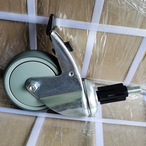 European <span class=keywords><strong>Castor</strong></span> 75 100 125mm Expander Caster Europäische TPR Expand ing Caster Wheels mit mittlerer Beans pru chung - Product Image 3