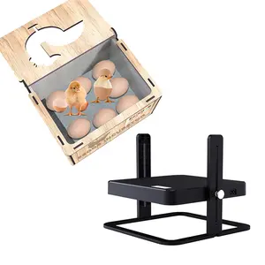 Wonegg panier à couver à l'intérieur de l'incubateur d'oeufs 9 oeufs pour poulet canard cailles bois épais machine à couver bricolage + couveuse +