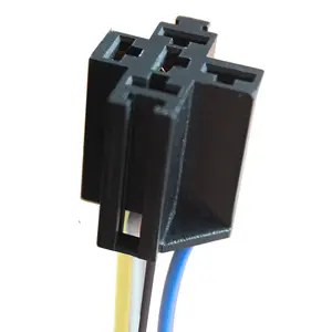 Auto relay socket 4 pin 5 P with wire or PCB type ST02