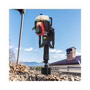 Pour l'installation de <span class=keywords><strong>pieux</strong></span> hélicoïdaux de verger, pilote de pieu vibrant à essence portable - Product Image 5