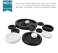 Manchon de protection en caoutchouc électrique moulé sur mesure, à deux faces, fermé, rond, isolant, anti-poussière, de tout diamètre, vente en gros