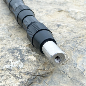 Telescopic Fishing Pole 8mm Interface Stainless Steel <b>Net</b> Pole For Baiting And Grass Cutting - Product Image 3