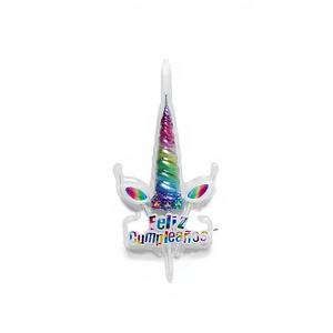 Vela Decorativa de Cera con Forma de Pastel de Unicornio para Fiestas, Cumpleaños, Decoración del Hogar, Año Nuevo - Product Image 1
