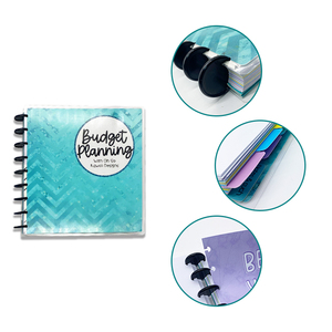 2026 2027 disco di stampa personalizzato vincolante finanziariamente Budget Journal Planner con buste di denaro - Product Image 2