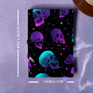 A6 Cuaderno hermoso hecho a mano Maravilloso regalo de Acción de Gracias para <span class=keywords><strong>abuelos</strong></span> Adecuado para coleccionar historias con calaveras y St - Product Image 4