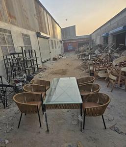 Chaise longue portable d'extérieur en aluminium, mobilier de jardin en métal pour hôtel, restaurant, patio et balcon - Product Image 2