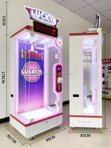 Máquina recreativa comercial de grúa de premios, operada con monedas, de plástico, para juguetes de peluche para niños, 220V - Product Image 4